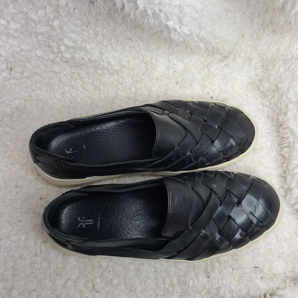 Frye black Brea Huarache Slip On sneaker shoes sz 6‎